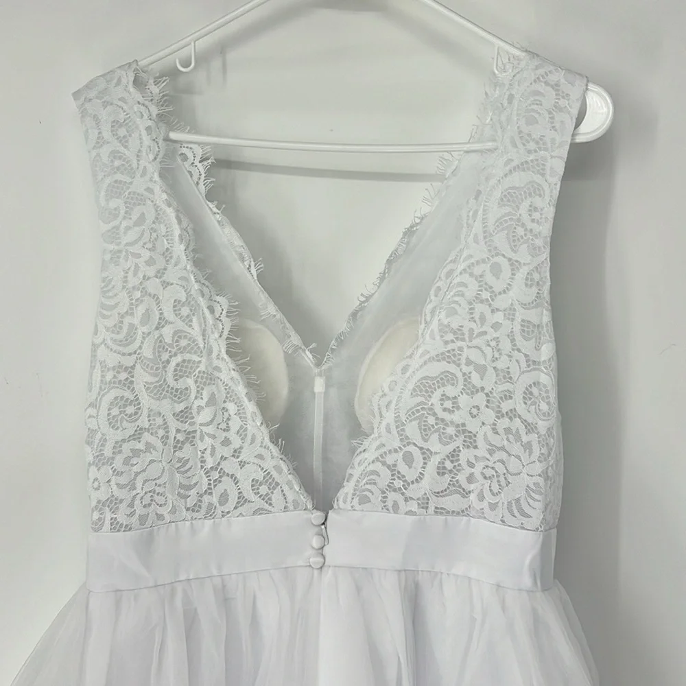 June bridals NWT white tulle dress - Picture 8 of 9